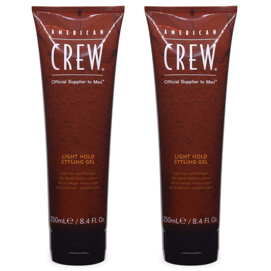 AMERICAN CREW Classic Light Hold Styling Gel 250ml / 8.45fl.oz. (Pack of 2)