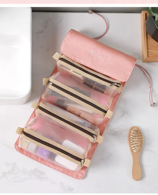 Chic Travel Makeup Organizer