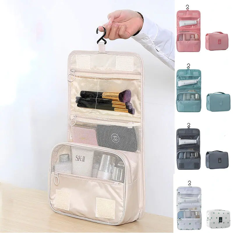 Chic Travel Makeup Organizer