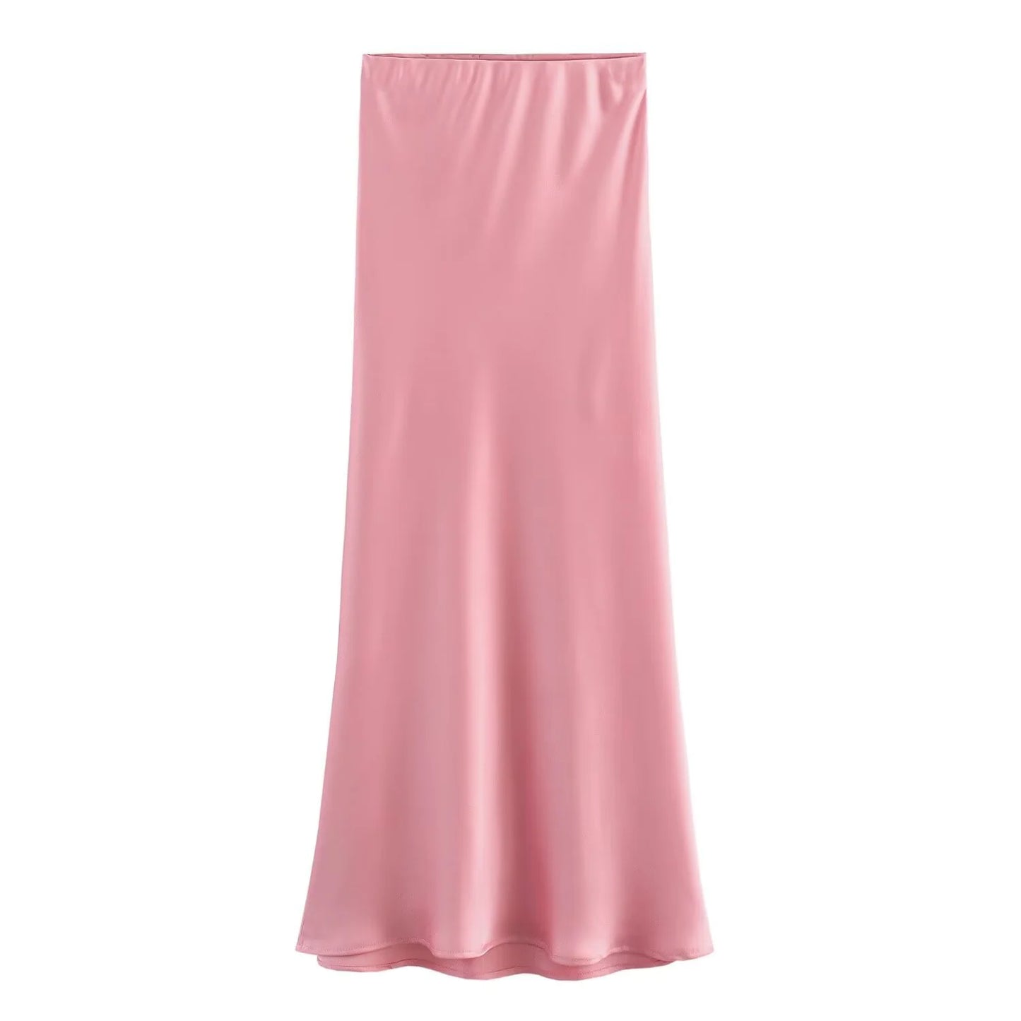 Ladies' Satin Midi Skirt