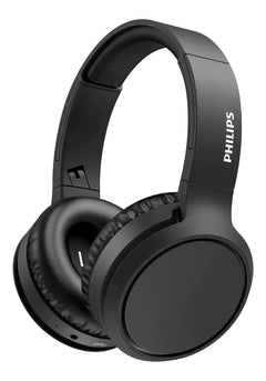 Philips H5205 Over-Ear Wireless Headphones with 40mm Drivers Lightweight Cushioned Headband Black