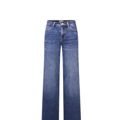 Mid Waist Straight Leg Jeans