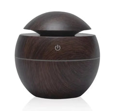 USB Wood Grain Mushroom Aroma Diffuser