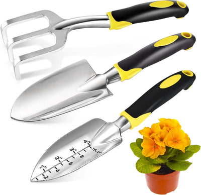 3-Piece Heavy-Duty Gardening Tool Set