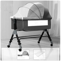 Portable 3-in-1 Baby Folding Cradle Bed