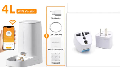 4L Automatic Pet Feeder Cat Food Dispenser